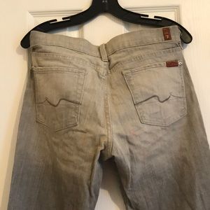 Seven for All Mankind 7 Jeans Boot Cut Gray 29